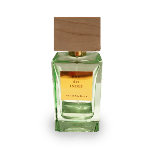 Grön flaska med Rituals parfym